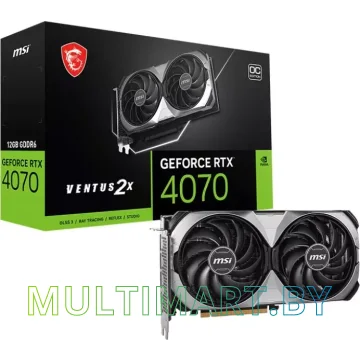 Видеокарта MSI GeForce RTX 4070 Ventus 2X E1 12G OC картинка 5